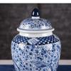 Ceramic Ginger Jar Chinese Classical Decorative Celadon Vase Storage Handicraft Ornaments Accessories