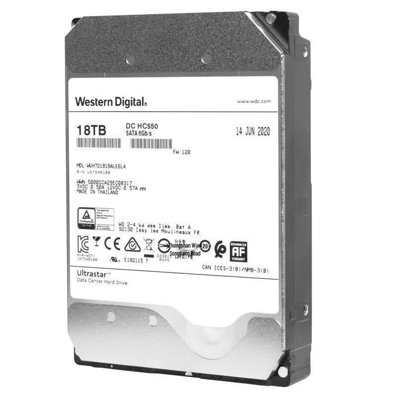 WD Enterprise 18TB 7200 RPM SATA III Hard Drive