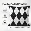 Diamond Pattern Cushion Cover Soft & Easy-Wash Pillow Case – Versatile For Couch, Bed, Travel And Office