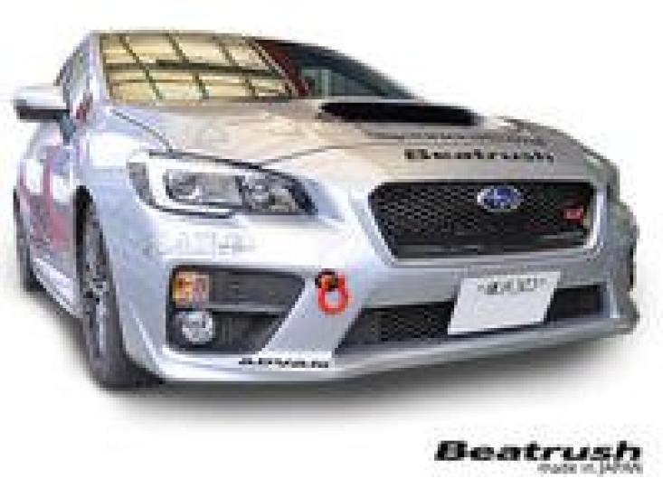 Beatrush Front Swing Tow Hook for Subaru WRX Sti VAB compatible with Applied Model D and later (Red) (Not (February 2017) models) [S106024TF-FSA]