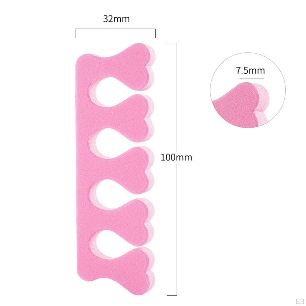 50x Toe Separators Manicure Tool Holding Relaxing Stretcher for Salon