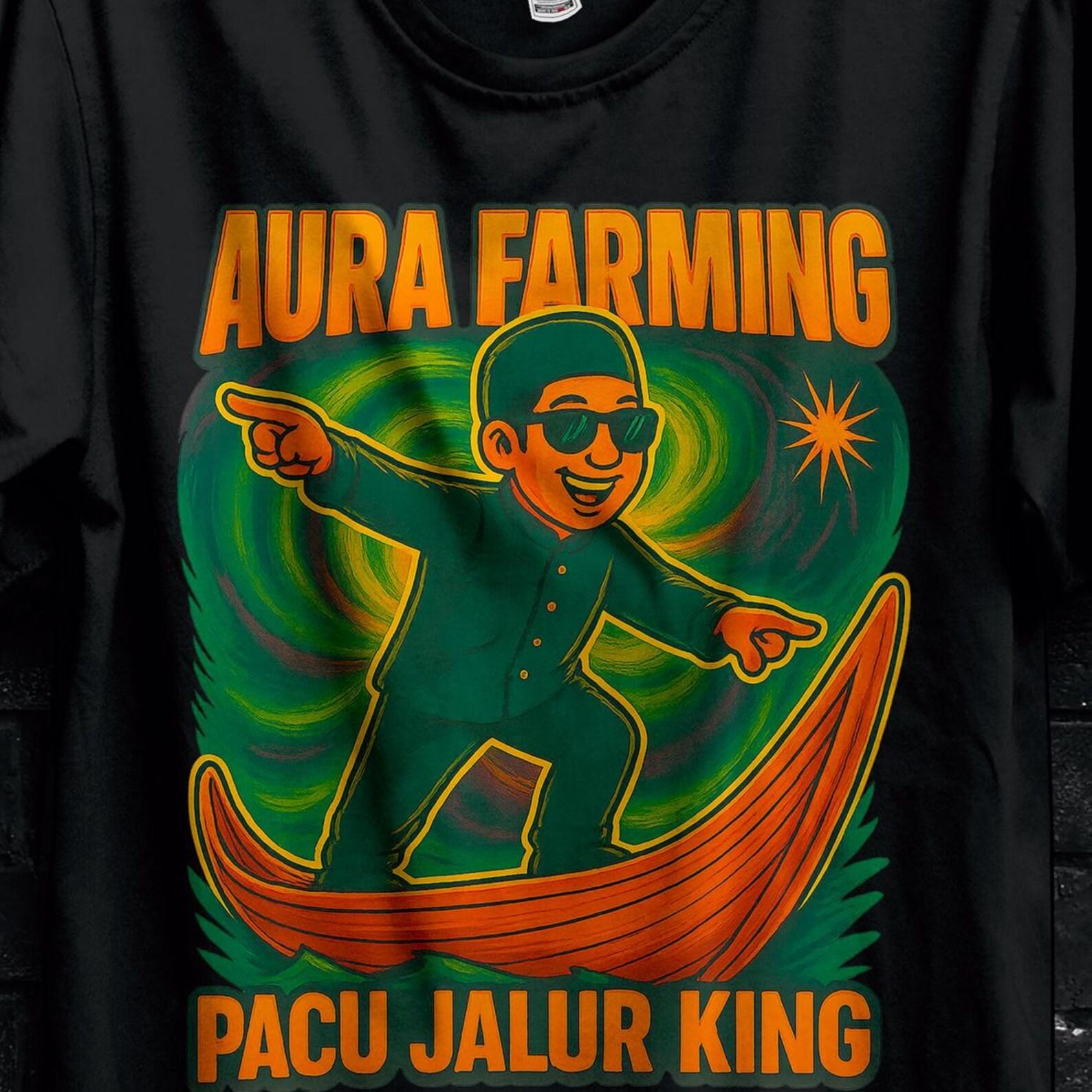 Indonesian Aura Farming Funn Kid Meme T-shirt For Man,Aura Boat Farmer Shirt,Dank Memes Tee Viral,Weird Cap Asia,Tik Tok Unhinged Clothes 4XL