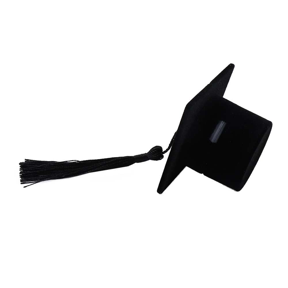 Solid Color Earrings Jewelry Storage Jewelry Display Case Mini Ring Box Bachelor Cap  Ring Box