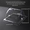 Plastic Food Tray Dust Cover with Vertical Double Flip