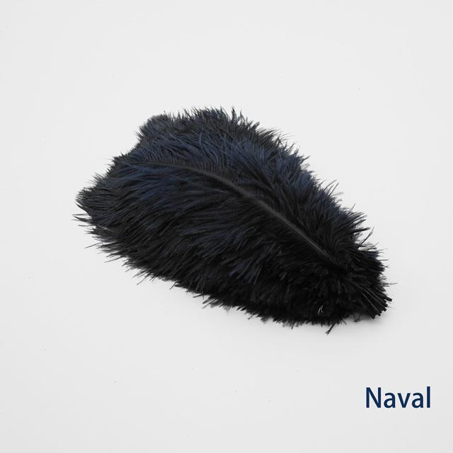 60Pcs/Lot Natural White Ostrich Feathers Handmade Craft Accessories Wedding Home Decorations