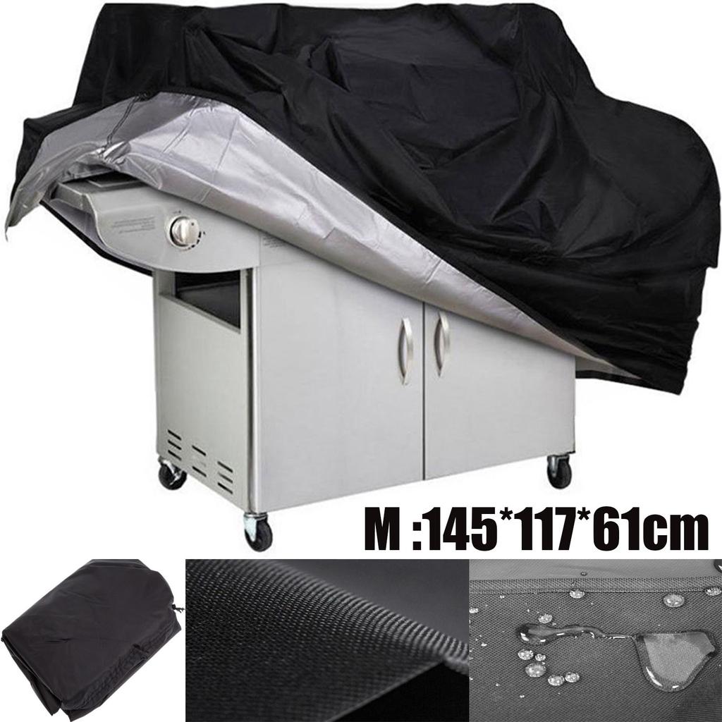 Bbq Grill Cover Heavy Duty Oxford Cloth Waterproof Outdoor Patio Barbecue Smoker Protective Cover 150x100x125cm