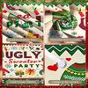 Christmas Decor Christmas Theme Festive Backdrop Christmas Party Banner Decorative Banner Event Banner For Party Event Family