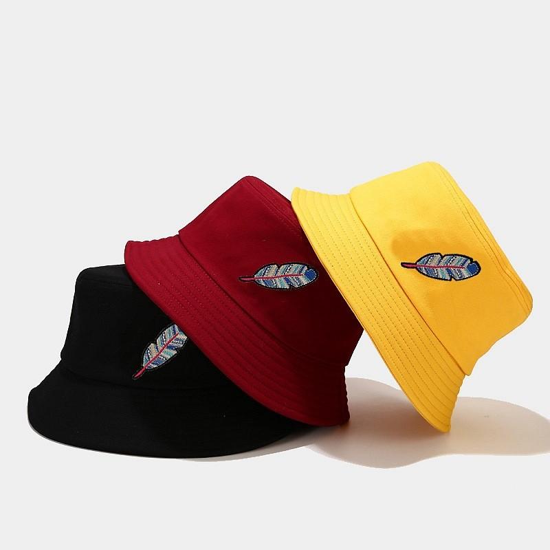 Vintage Ethnic Style Cotton Wide Brim Fisherman Hat For Sun Protection Outdoor Wear