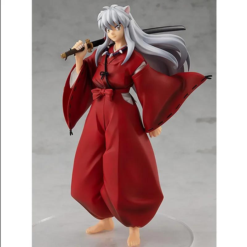 20cm Anime Inuyasha Figure Inuyasha Kikyō Sesshoumaru Higurashi Kagome PVC Action Figure Model Toys Collectible Model Toy Gift