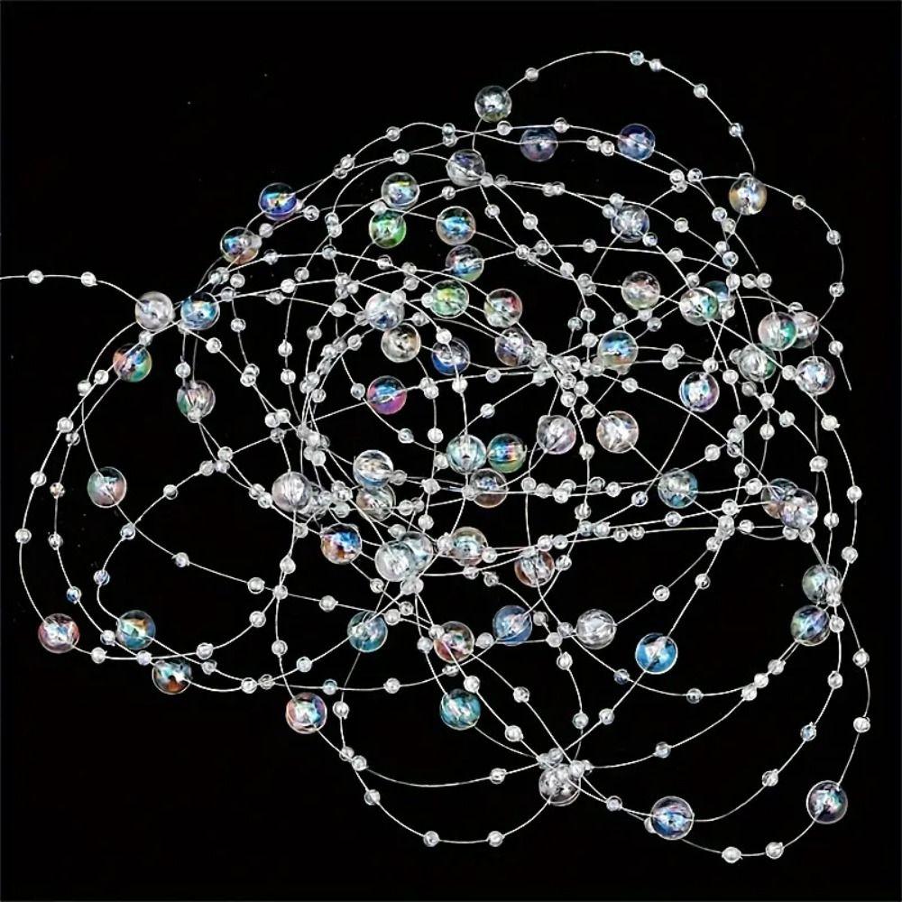 Multipurpose Pearls String Artificial Pearl Beads Chain  Wedding Party Decoration