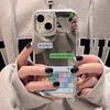 Phone Case Mirror Self-adhesive Mirror Phone Case High-end Touch Up Mirror Phone Case with Mirror Super Cute and Cute Personality