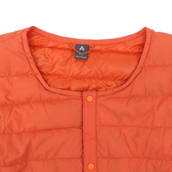 Montbell Men's Superior Down Round Neck Jacket 1101666 Orange Xl