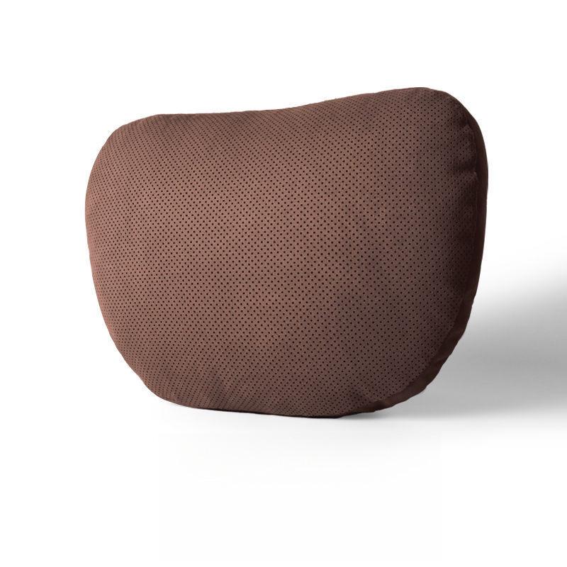 Wildleder DuPont Baumwolle Nacken- und Taillenstützkissen für Tesla und Mercedes-Benz S-Klasse Maybach Kopfstützen.