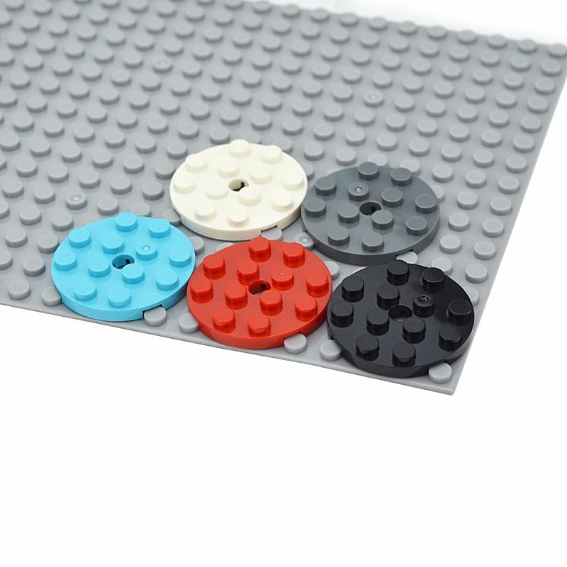 MOC Technical Compatible 87081 61485 60474 Building Blocks Round 4x4 Turntable Base DIY