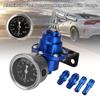 Car Fuel Pressure Regulator Adjustment Accessories Vehicle Refitting Fuel Supercharger Gauge Oil Pressure Regulator Gauge Kit