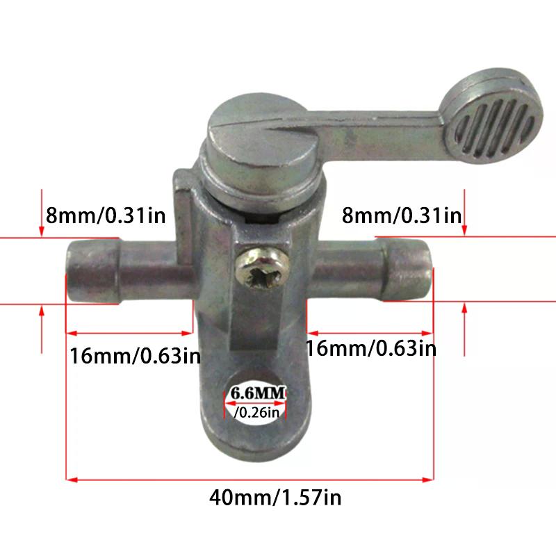 Motorcycle ATV 8mm 5/16'' Fuel Tap Gas Petrol Valve Fuel Tank Switch For Motocross Universal