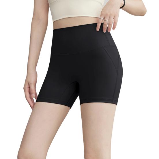 Women s High Waisted Biker Shorts Tummy Control Fitness Athletic Yoga Shorts Soft Stretch Gym Workout Running Shorts L