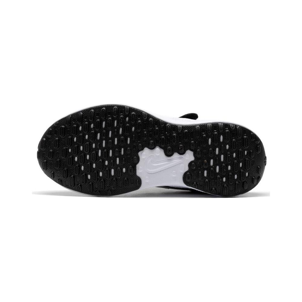 Nike Revolution 7 PS Black White Kids Sneakers FB7690-003