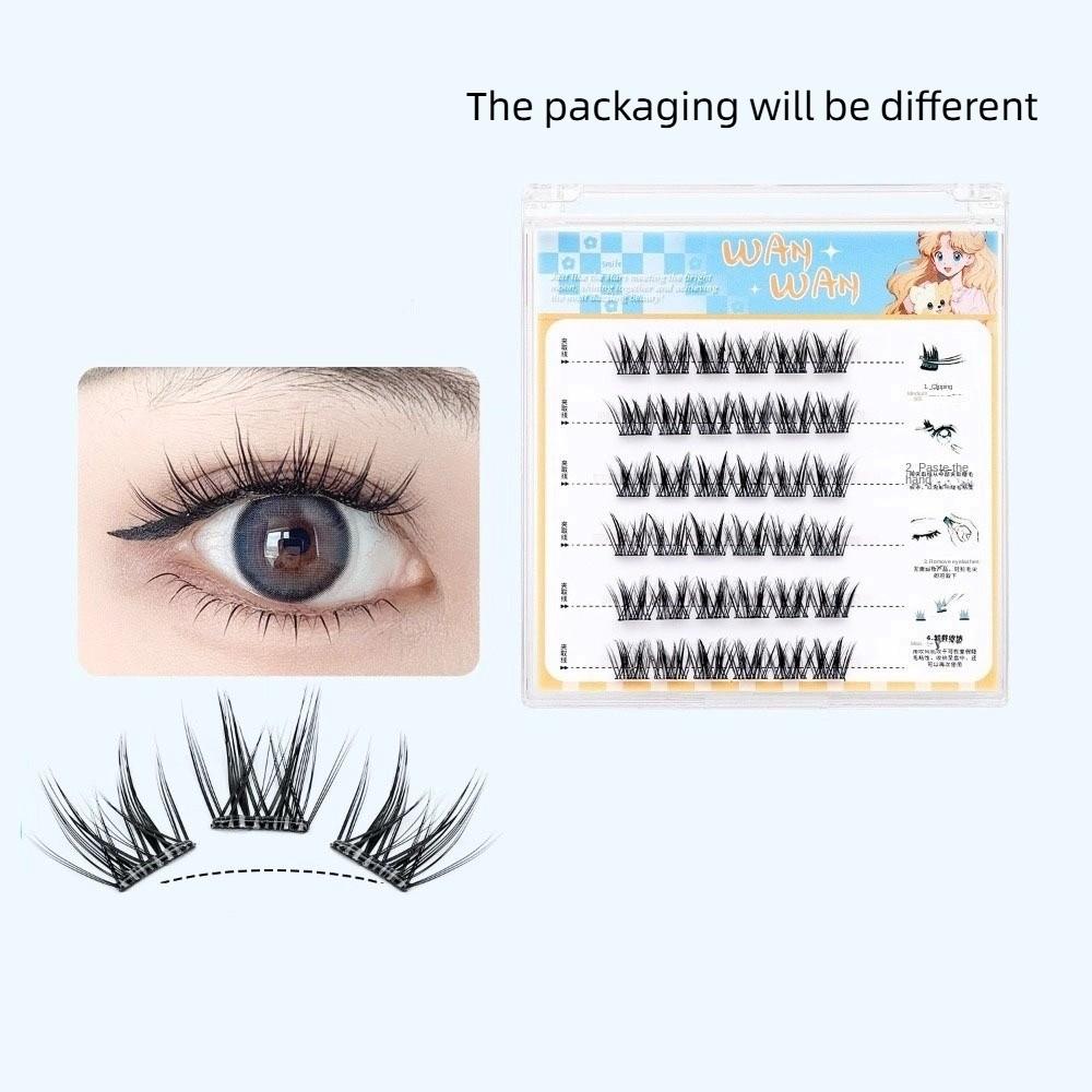 DIY Klebe-Falsche Wimpern Make-up Falsche Wimpernbüschel Grafting Wimpern