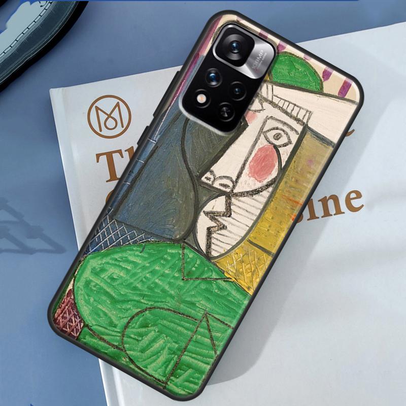 Picasso Abstract Art Painting Case For Xiaomi Redmi Note 14 13 11 9 10 12 Pro 9S 10S 11S 12S Redmi 10C 12C 13C 14C Cover