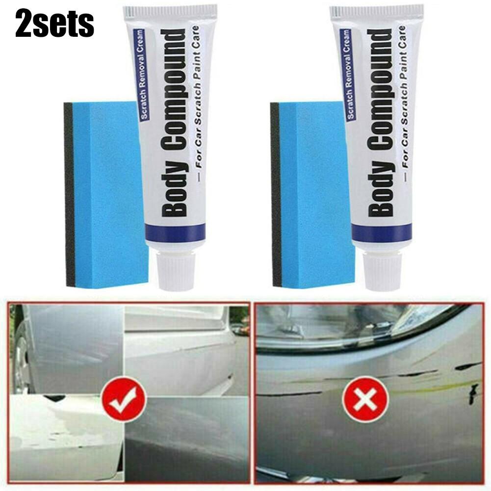 2Set Scratch Repair Kit Pasta na karosérii Leštění automobilů