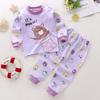Cartoon Kid Sets2024Cotton Baby Girl Clothes Cute Animal Sets Girl  Top+pant Sets Toddler Clothing Baby Boy Clothes Pajama Pants