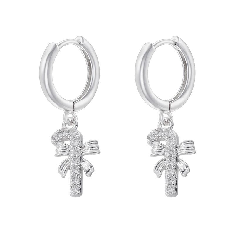 Sweet And Cute Christmas Element Earrings Ear Ring Wind Christmas Gloves Socks Earrings Women Ve1005-1009