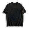 Skateboarding Pineapple Graphic Tee Try Unknown Keep Pushing Casual Top Pure Cotton T-shirt