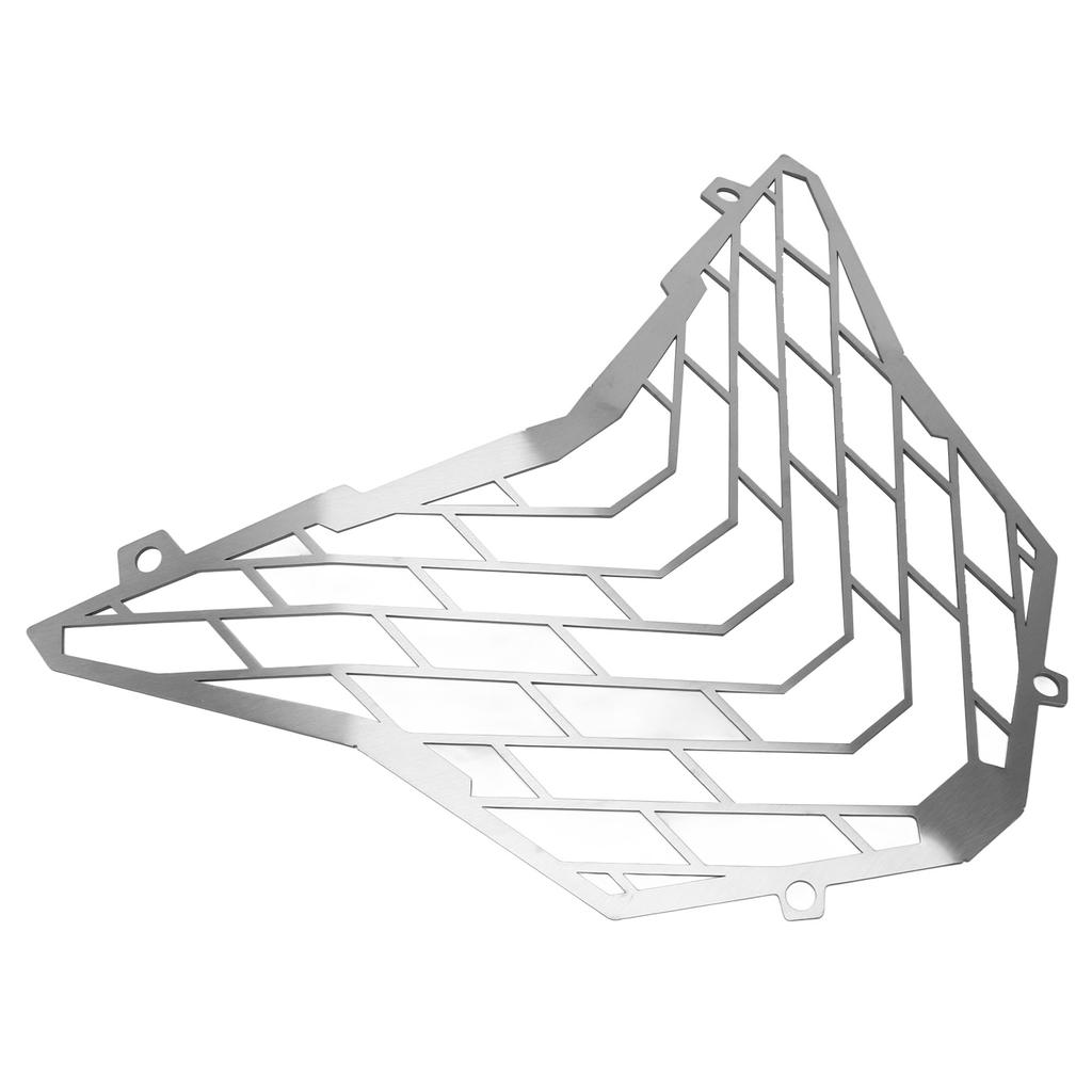 Motorcycle Headlight Grille Cover Guard Silver Stainless Steel Replacement for CB500X 2016‑2017