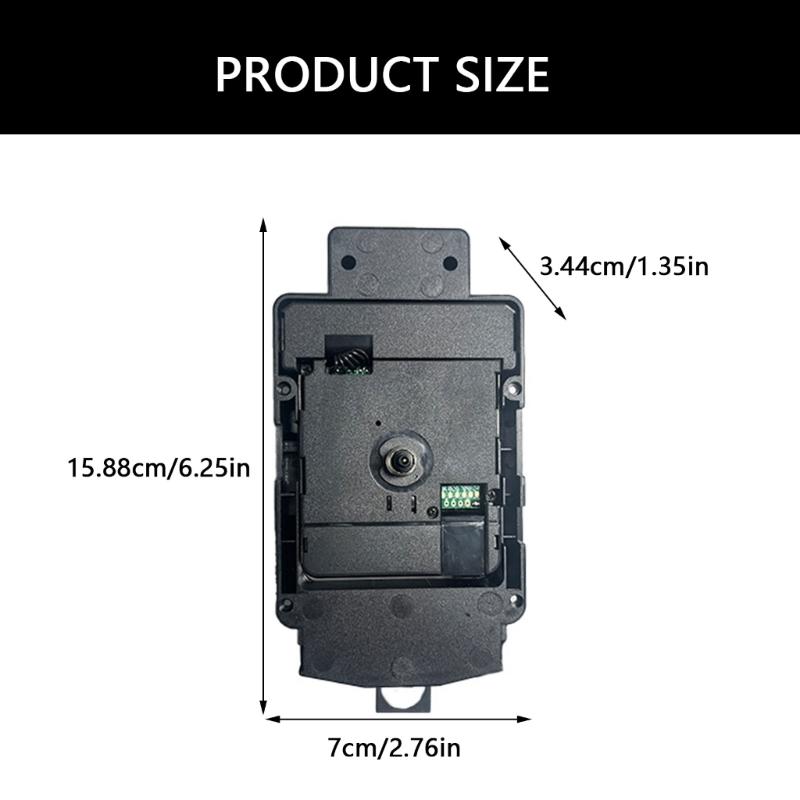 Japanese Precisions Automatic Timing Radio Controlled Pendulum Clock Movement for Living Room Bedroom and Workspaces