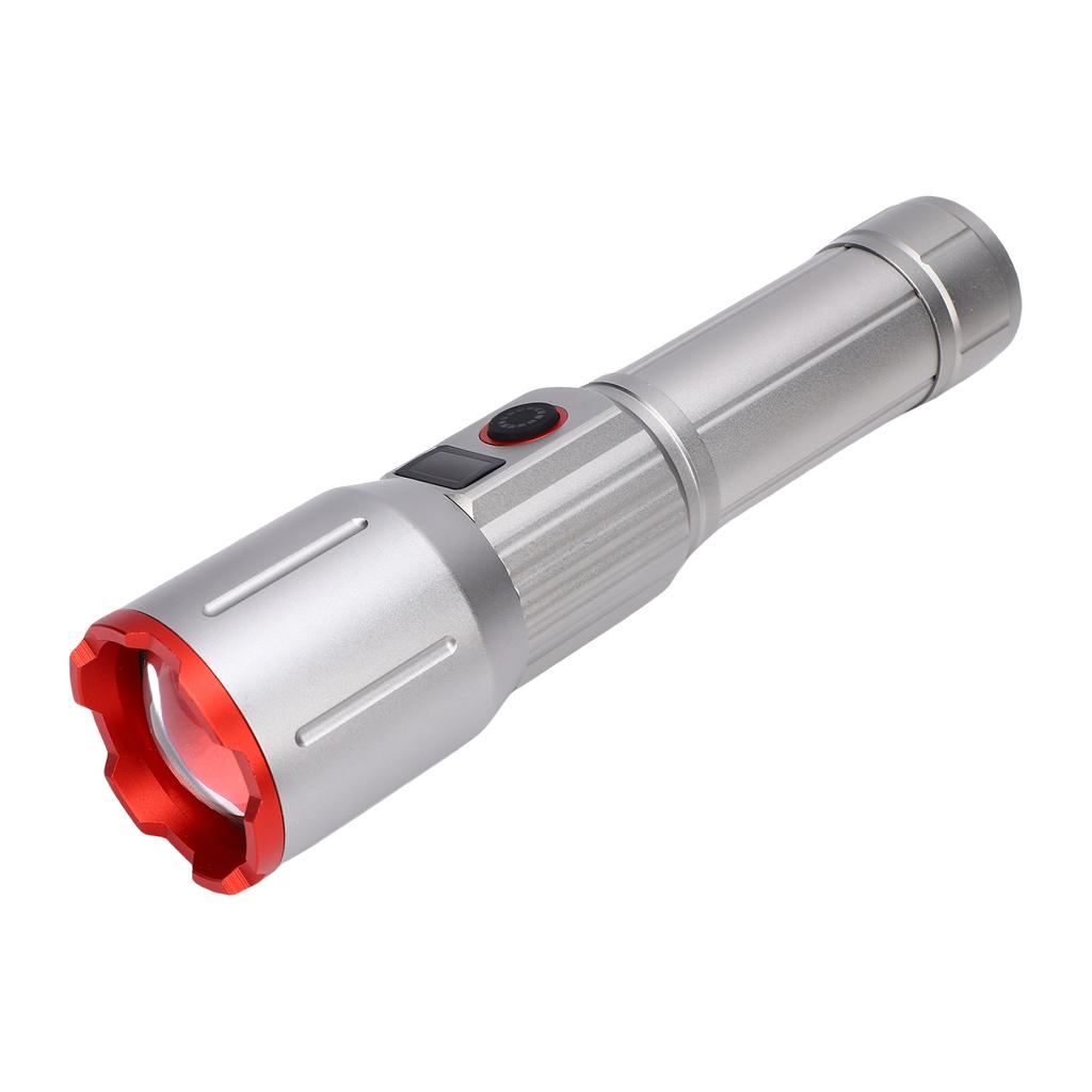 Rechargeable Flashlight Super Bright 4 Light Modes Zoomable Water Proof Handheld Flash Light for Emergency Camping
