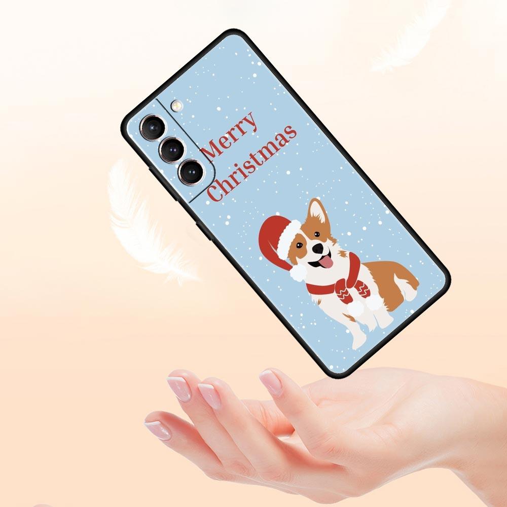 Cute Corgi Dog Phone Case Cover for Samsung Galaxy S26 S25 S24 S23 S22 S20 S21 FE Ultra S25 Edge Plus 5G Soft TPU Shell Fundas