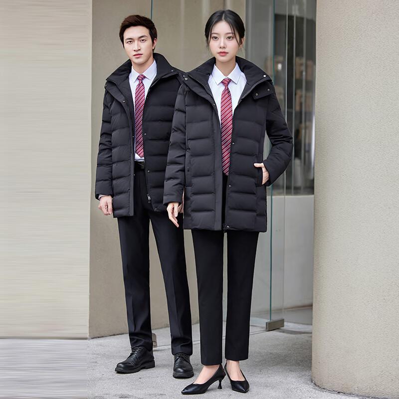 Terman Unisex Graphene Warm Down Jacket with Detachable Hood