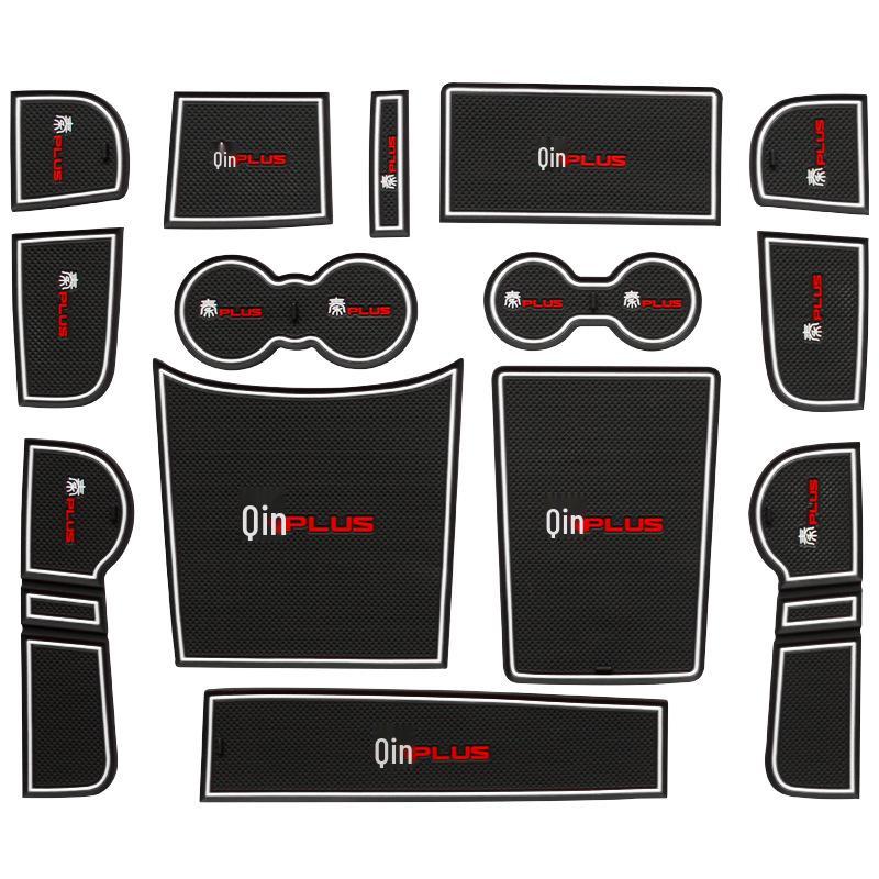 BYD Qin Plus Door Slot Cup Holder Pads: Modified Car Interior Decor