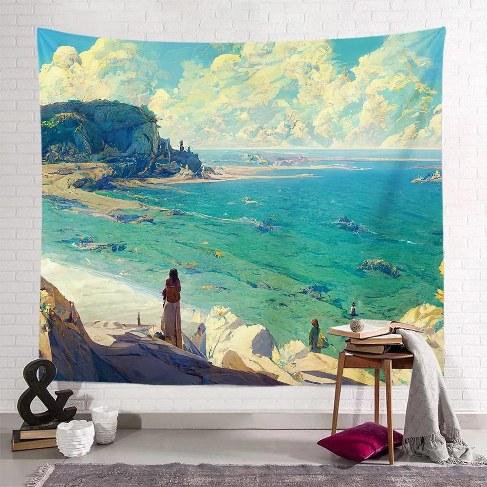 Magic Sky Creative Pattern Hanging Cloth Home Wall Decoration Tapestry Bedroom Living Room Tapestry