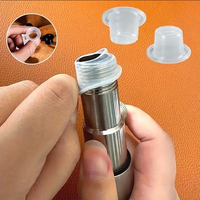 5/20/50/100pcs Faucet Leak Seal Gaskets, Faucet Triangle Valve Plugs, Universal Cold Sleeve Fittings, Hose Seal Gaskets, Rubber Drip Leak Prevention
