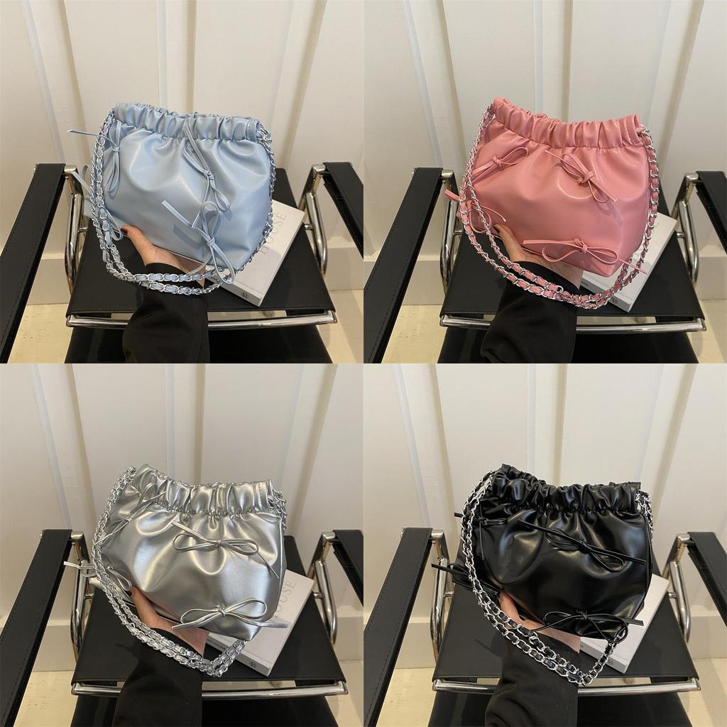 Pu Water Bucket Bag For Women With Magnetic Closure And Inside Phone Pocket For Casual Daily Use