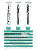 4341-6542 Series Taper Tap: High-Speed Steel Spiral Tap for Hole Opening, Chamfering, and Tapping.
