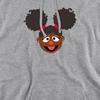 Sesame Street Unisex Adult Gabrielle Face Heather Hoodie
