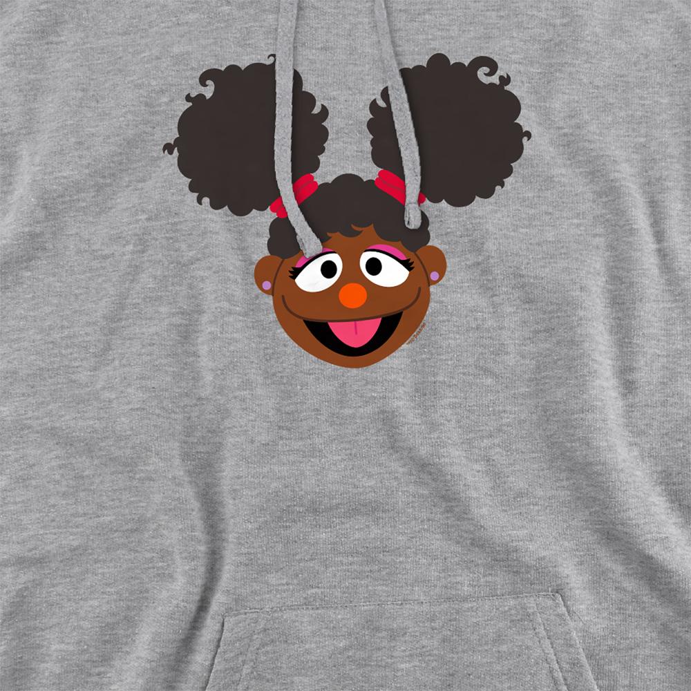 Sesame Street Unisex Adult Gabrielle Face Heather Hoodie