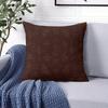 Vintage Brown square Jacquard Pillow Cover for Sofa Office Waist Cushion Cover Home Decorative Pillowcase