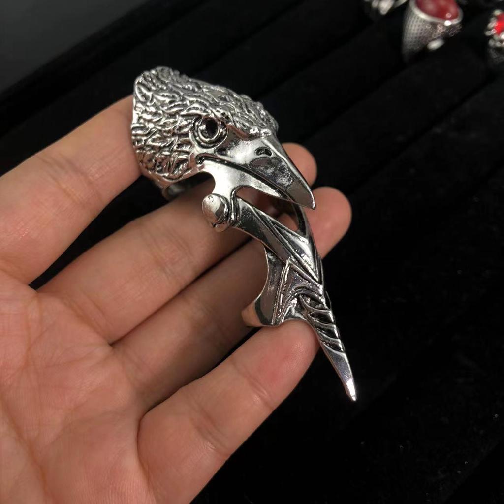 Men's Fashion Skull Finger Rings - Bendable Joint Design In 10 Styles