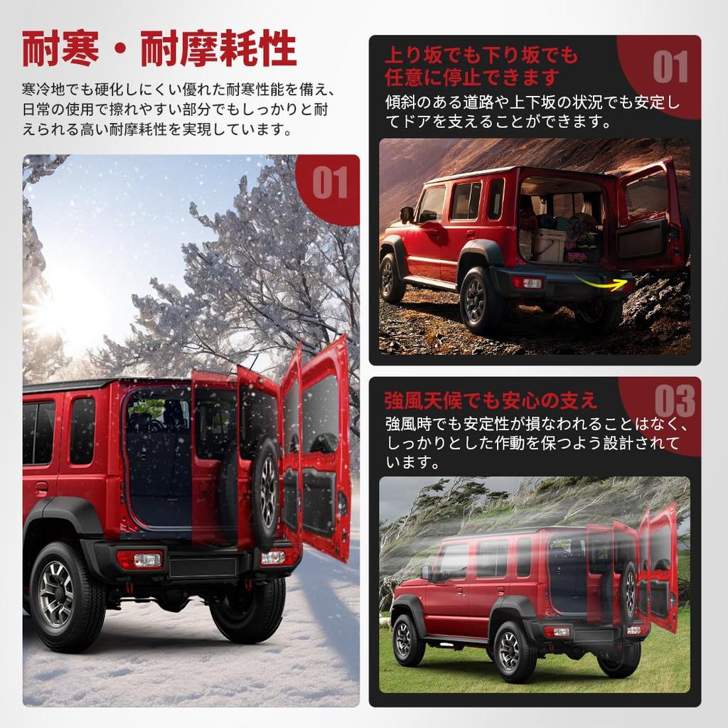 OuTLife 2026 Latest Design Rear Hatch Damper for Suzuki Jimny Nomad 2025 Designed specifically for the this reinforced model features a adjustable