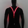 Music Festival Costume Hanging Pants Clip Tie Suspenders Set LED Suspenders Clips Luminous Bow Tie