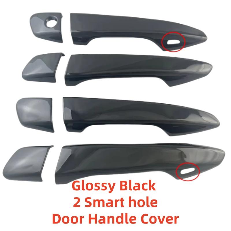 

For LEXUS RX270 RX350 RX450H 2009 2010 2012 2013 2014 2015 Door Handle Cover Trim Plastic Black Carbon Car Accessories Black 2 Smart