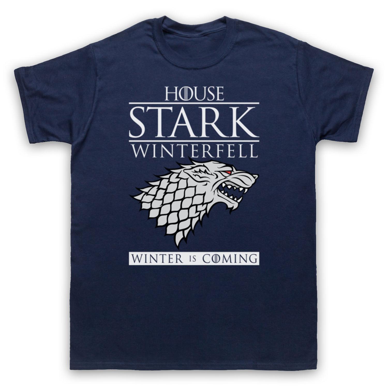 

Футболки 2025 года хорошо продаются летом GAMEHOUSE STARK Периферия Ледяной Волк Хлопковая футболка с круглым вырезом Американский телесериал 4XL