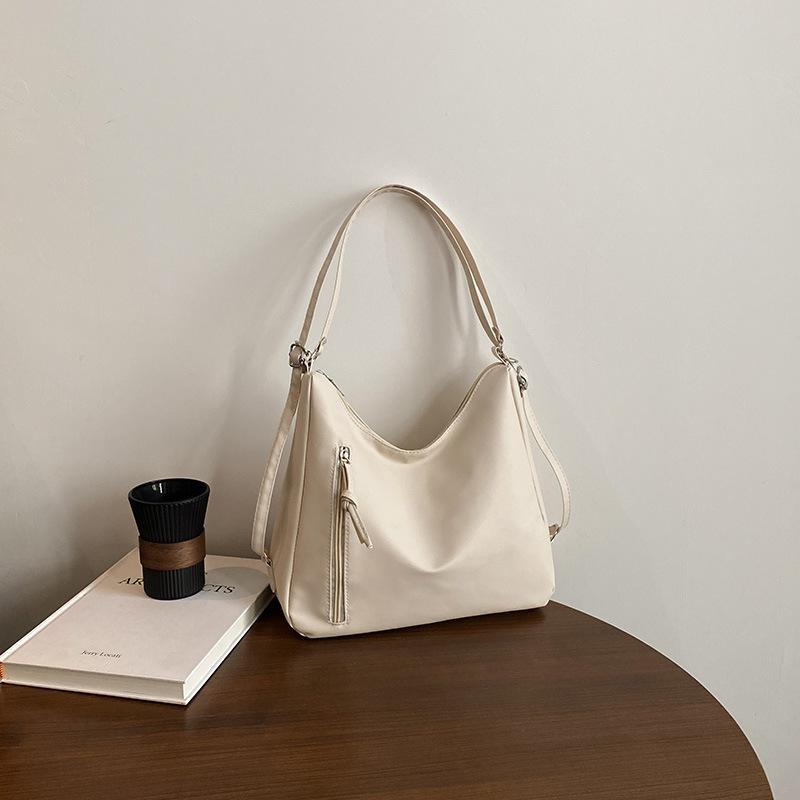 College style large capacity armpit bag 2025 new fashion versatile single shoulder oblique span women's bag casual retro backpack