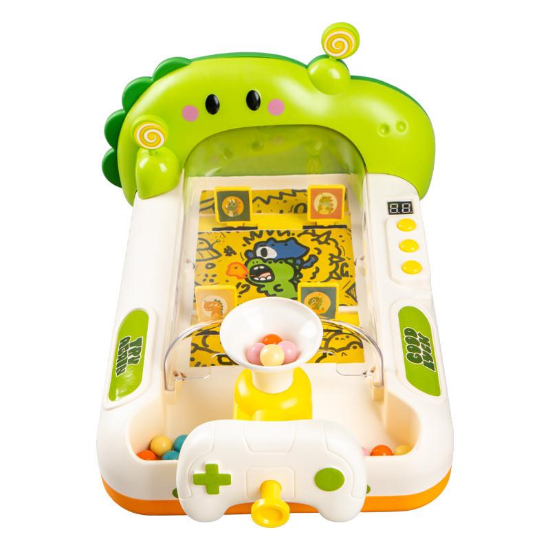 Dinosaur Themed Cartoon Pinball Machine Children Hand Eye Exercise Coordination
