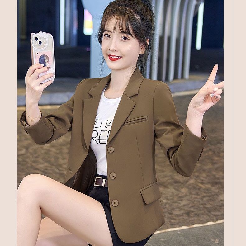 Plus size mulheres blazers jaquetas trabalho senhora do escritório moda terno fino único breasted negócios feminino blazer casacos formais S-XL