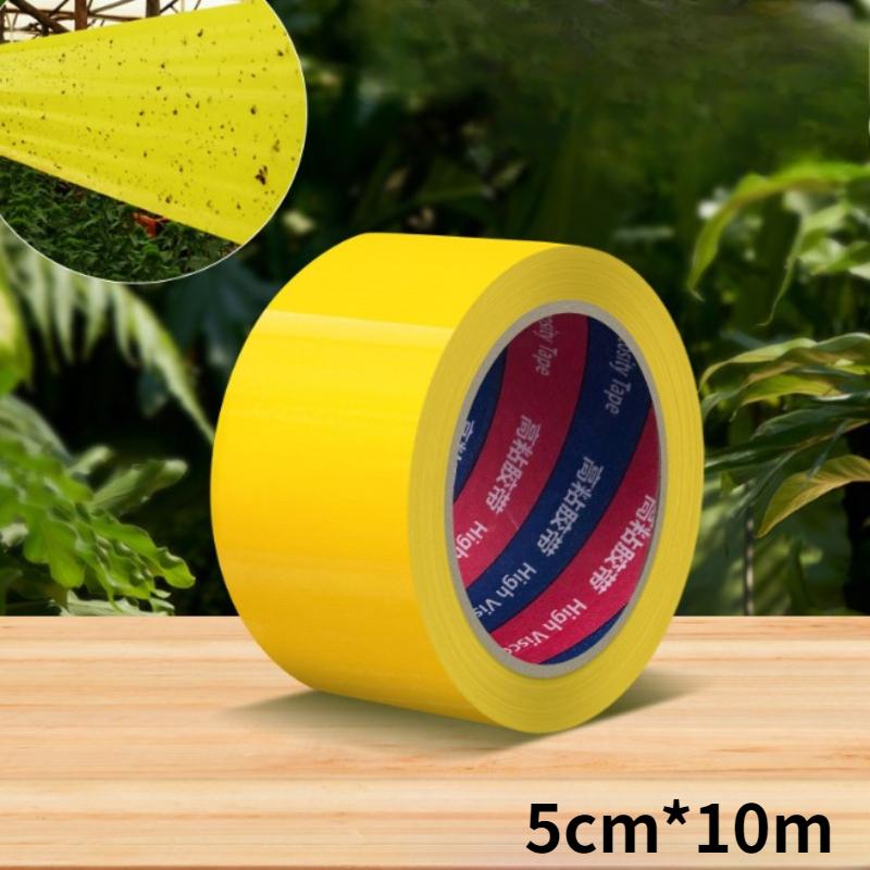 Dış Mekan Bahçe Zararlı Kontrolü için Sarı Çift Taraflı Böcek Geçirmez Bant